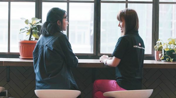 women having a discussion