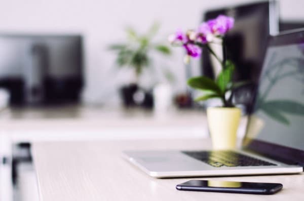 An office desk