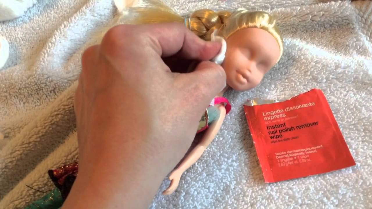 cleaning barbie