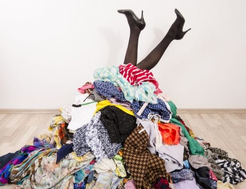 too many clothes