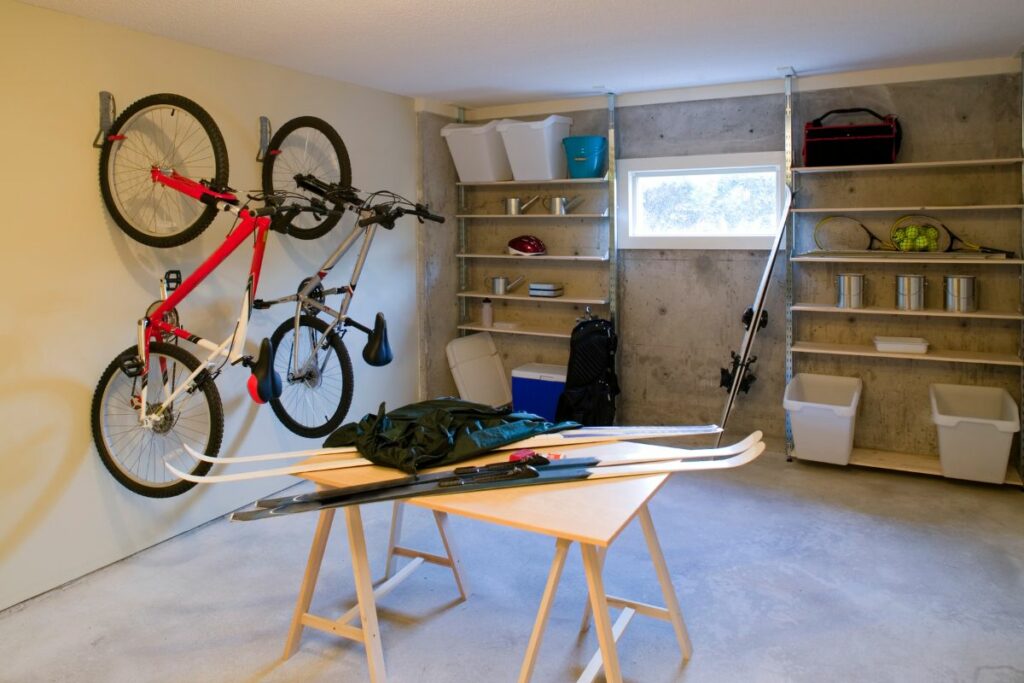 Basement storage